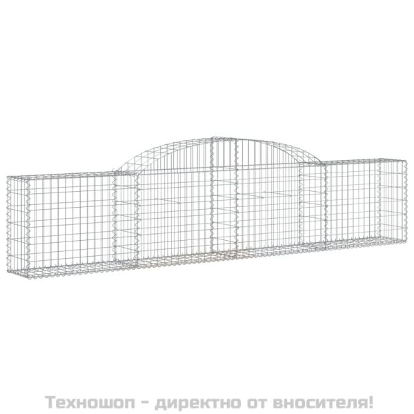 Габионни кошници арка 9 бр 300x30x60/80 см поцинковано желязо