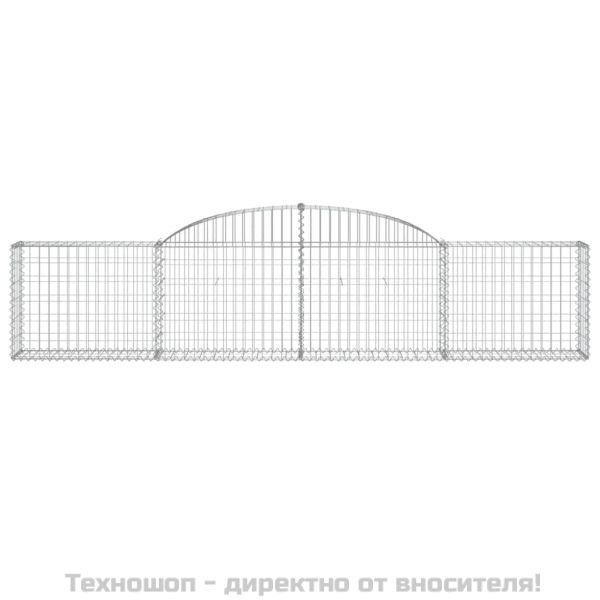 Габионни кошници арка 12 бр 300x30x60/80 см поцинковано желязо