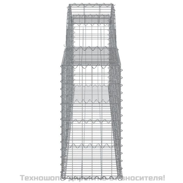 Габионни кошници арка 15 бр 300x30x60/80 см поцинковано желязо