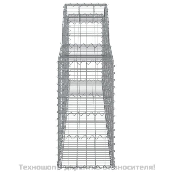 Габионни кошници арка 17 бр 300x30x60/80 см поцинковано желязо
