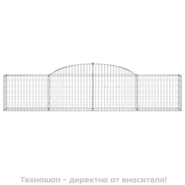 Габионни кошници арка 10 бр 300x30x60/80 см поцинковано желязо