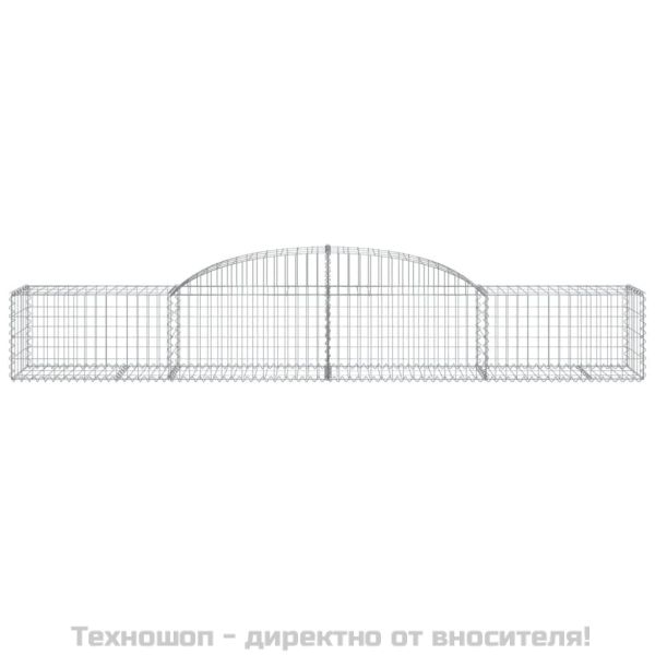 Габионни кошници арка 10 бр 300x50x40/60 см поцинковано желязо