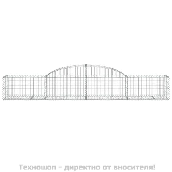 Габионни кошници арка 11 бр 300x50x40/60 см поцинковано желязо