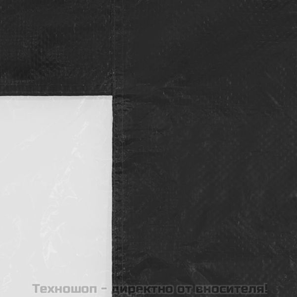 Странични стени за парти шатра, 2 бр, с прозорци, PE, антрацит