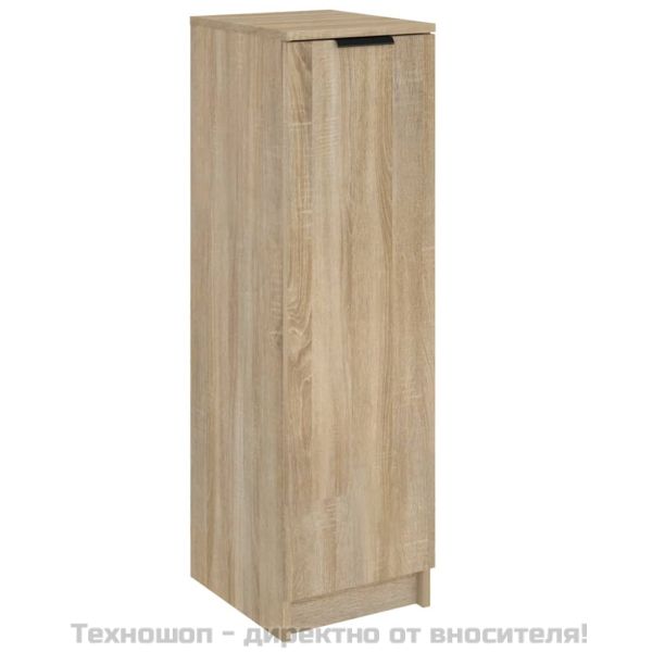Шкаф за обувки, сонома дъб, 30x35x100 см, инженерно дърво
