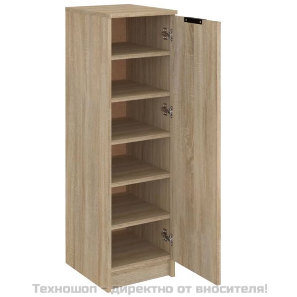 Шкаф за обувки, сонома дъб, 30x35x100 см, инженерно дърво