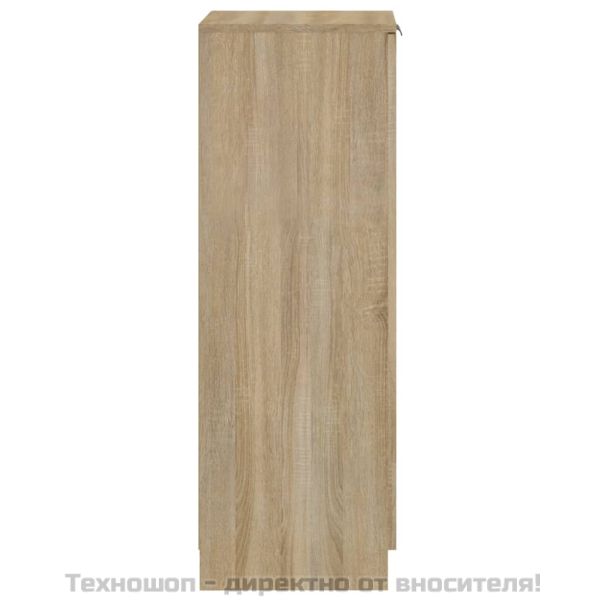 Шкаф за обувки, сонома дъб, 30x35x100 см, инженерно дърво