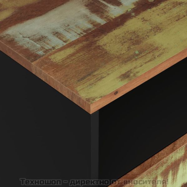 Нощно шкафче 50x33x62 см масивно регенерирано и инженерно дърво