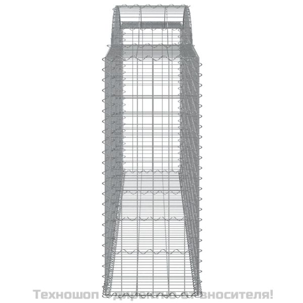 Габионни кошници арка 2 бр 300x50x120/140см поцинковано желязо
