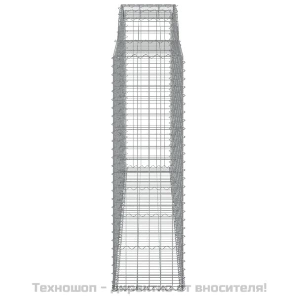 Габионни кошници арка 3 бр 300x50x160/180 см поцинковано желязо