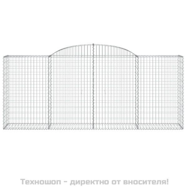 Габионни кошници арка 15 бр 300x50x120/140см поцинковано желязо