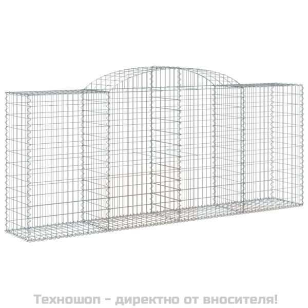 Габионни кошници арка 6 бр 300x50x120/140см поцинковано желязо