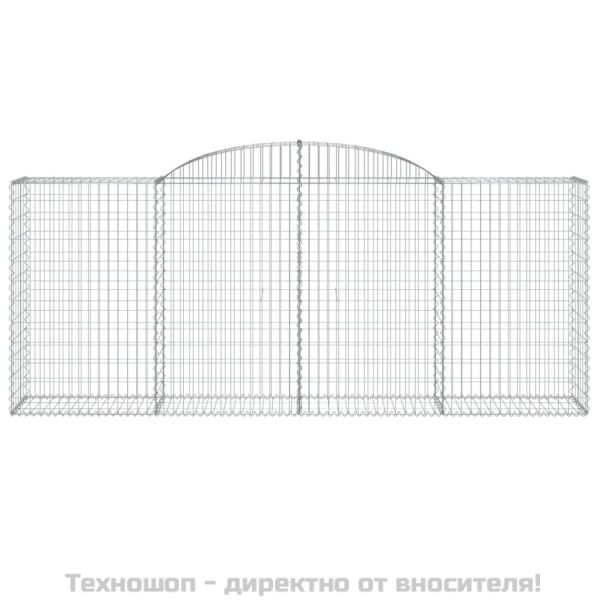 Габионни кошници арка 7 бр 300x50x120/140см поцинковано желязо
