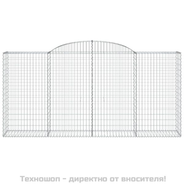 Габионни кошници арка 3 бр 300x50x140/160 см поцинковано желязо