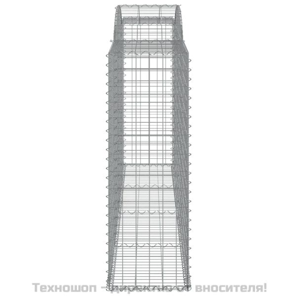 Габионни кошници арка 3 бр 300x50x140/160 см поцинковано желязо