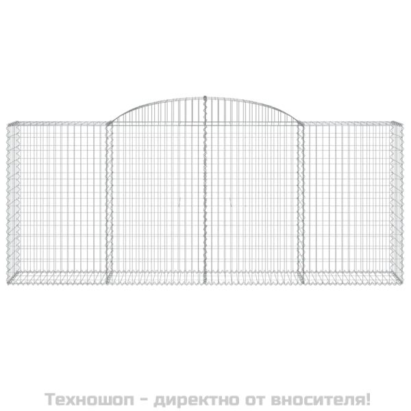 Габионни кошници арка 8 бр 300x50x120/140см поцинковано желязо