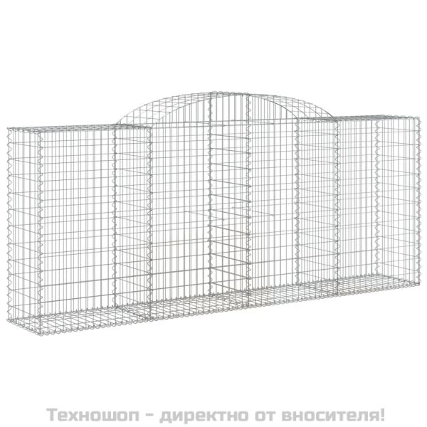 Габионни кошници арка 11 бр 300x50x120/140см поцинковано желязо