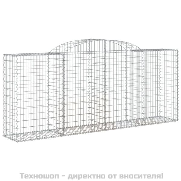 Габионни кошници арка 9 бр 300x50x120/140см поцинковано желязо