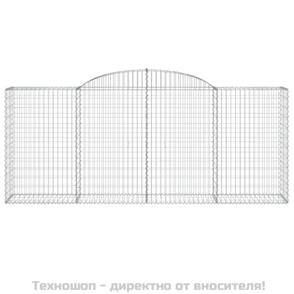 Габионни кошници арка 4 бр 300x50x120/140см поцинковано желязо