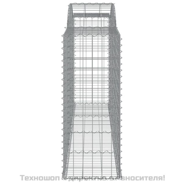 Габионни кошници арка 4 бр 300x50x120/140см поцинковано желязо