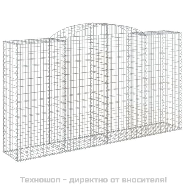 Габионни кошници арка 6 бр 300x50x160/180 см поцинковано желязо