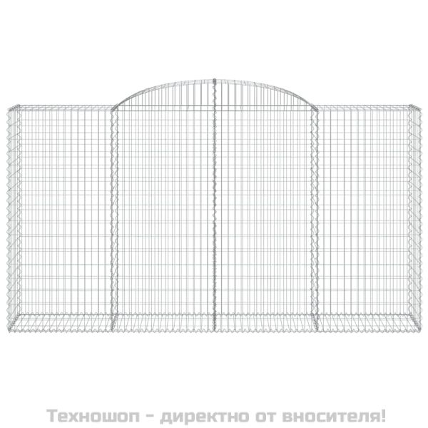 Габионни кошници арка 6 бр 300x50x160/180 см поцинковано желязо