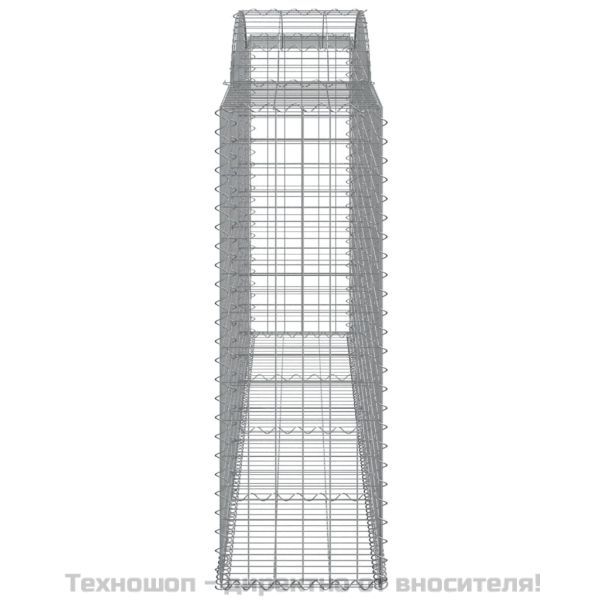 Габионни кошници арка 6 бр 300x50x140/160 см поцинковано желязо