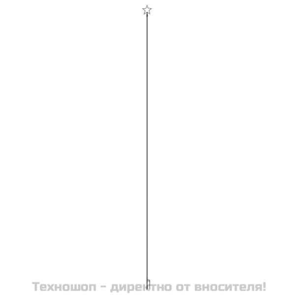 Светеща коледна елха закрито/открито 1300 LED студено бяла 8 м