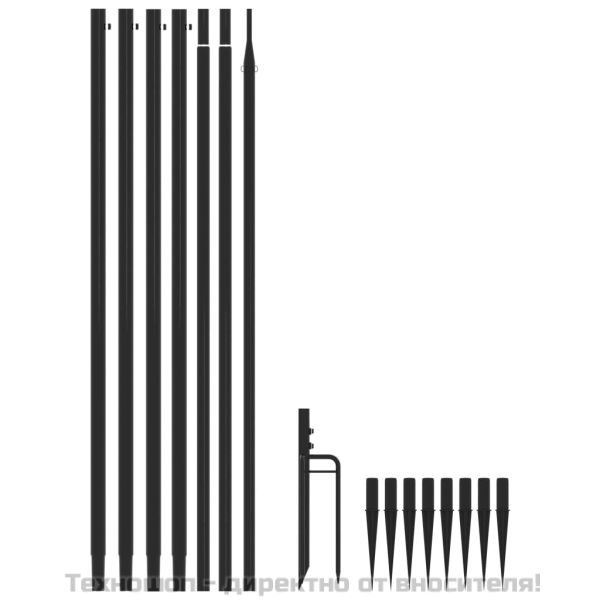 Светеща коледна елха закрито/открито 1300 LED студено бяла 8 м