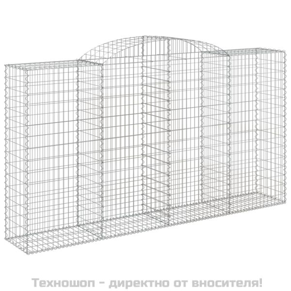 Габионни кошници арка 8 бр 300x50x160/180 см поцинковано желязо
