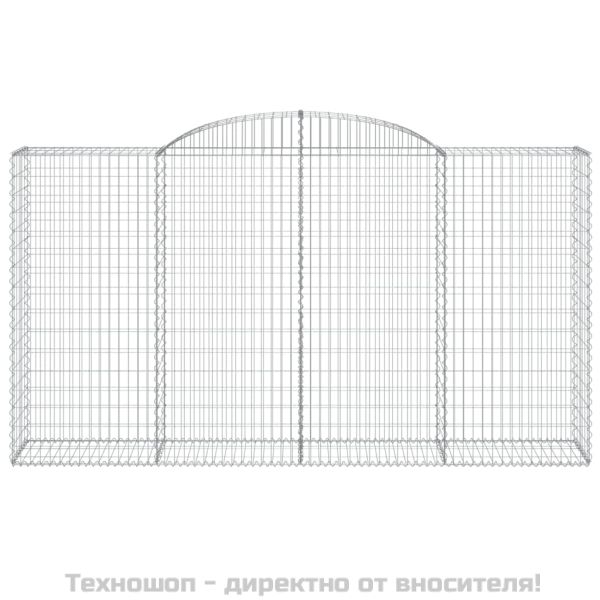 Габионни кошници арка 9 бр 300x50x160/180 см поцинковано желязо