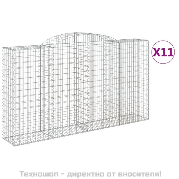 Габионни кошници арка 11 бр 300x50x160/180см поцинковано желязо