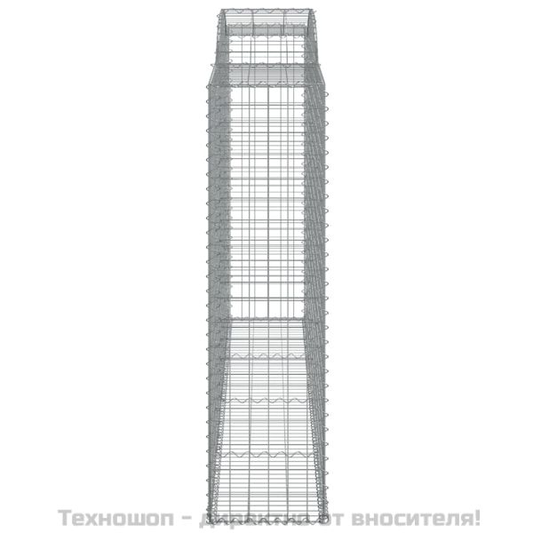 Габионни кошници арка 2 бр 300x50x180/200 см поцинковано желязо