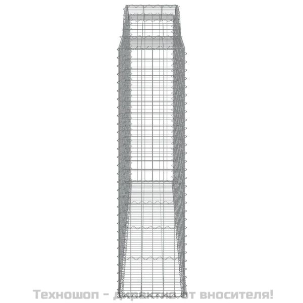Габионни кошници арка 4 бр 300x50x180/200 см поцинковано желязо
