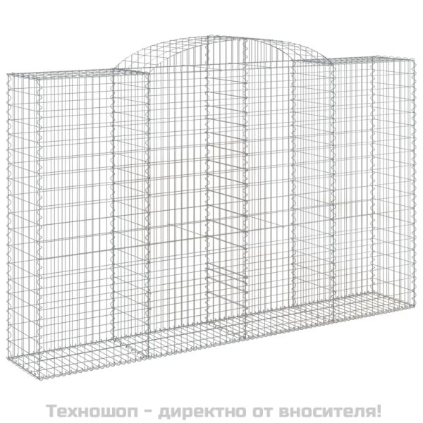 Габионни кошници арка 5 бр 300x50x180/200 см поцинковано желязо