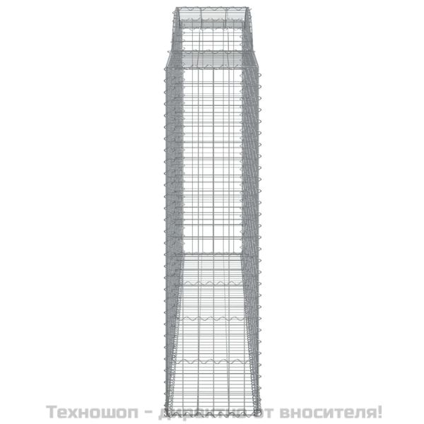Габионни кошници арка 3 бр 300x50x180/200 см поцинковано желязо