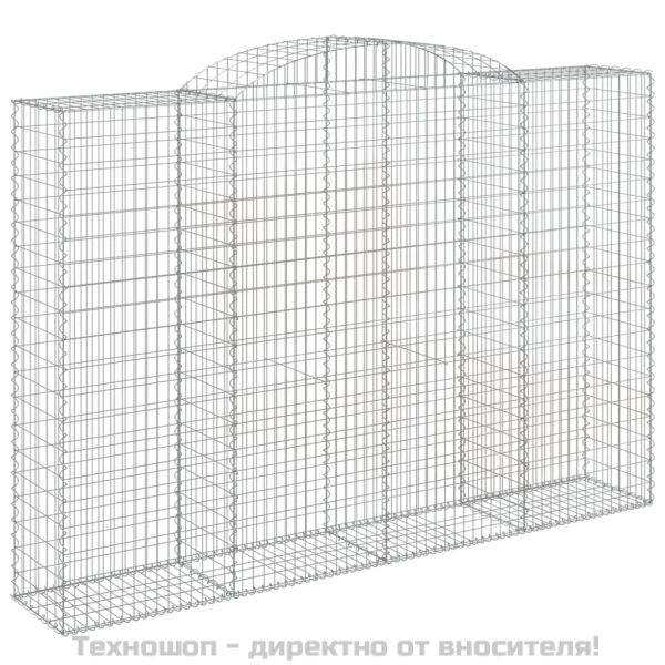 Габионни кошници арка 4 бр 300x50x200/220 см поцинковано желязо