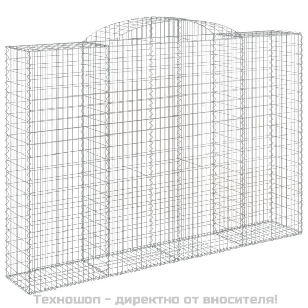 Габионни кошници арка 5 бр 300x50x200/220 см поцинковано желязо