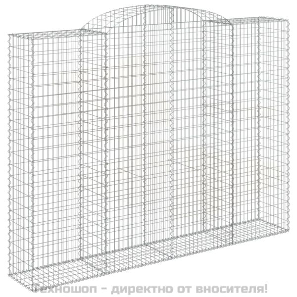 Габионни кошници арка 7 бр 300x50x220/240 см поцинковано желязо