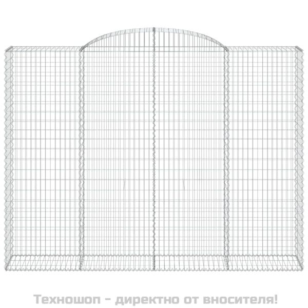 Габионни кошници арка 7 бр 300x50x220/240 см поцинковано желязо