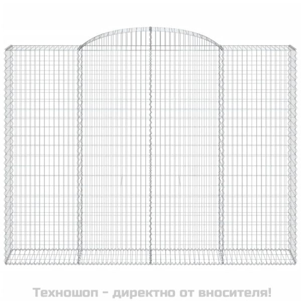 Габионни кошници арка 5 бр 300x50x220/240 см поцинковано желязо
