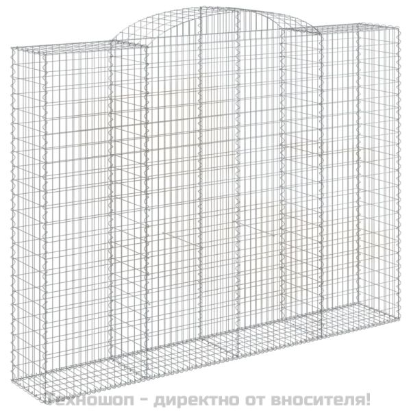 Габионни кошници арка 4 бр 300x50x220/240 см поцинковано желязо