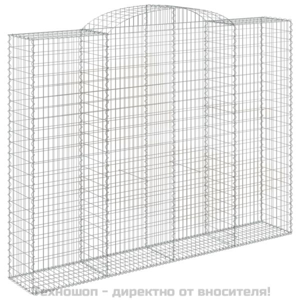 Габионни кошници арка 3 бр 300x50x220/240 см поцинковано желязо