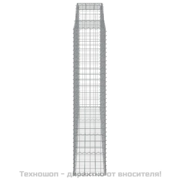 Габионни кошници арка 3 бр 300x50x220/240 см поцинковано желязо