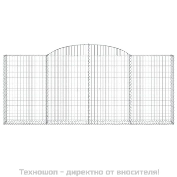Габионни кошници арка 8 бр 300x30x120/140см поцинковано желязо