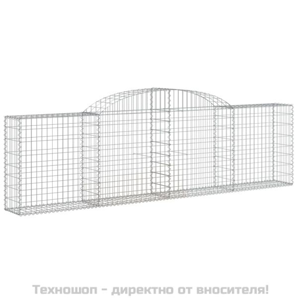 Габионни кошници арка 25 бр 300x30x80/100 см поцинковано желязо