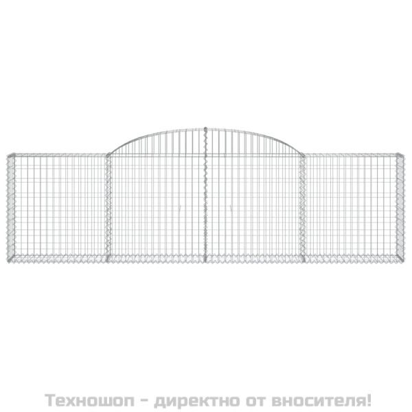 Габионни кошници арка 25 бр 300x30x80/100 см поцинковано желязо