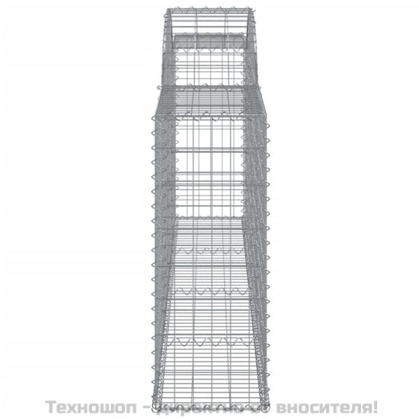 Габионни кошници арка 2 бр 300x30x80/100 см поцинковано желязо