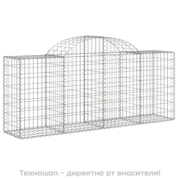 Габионни кошници арка 20 бр 200x50x80/100 см поцинковано желязо