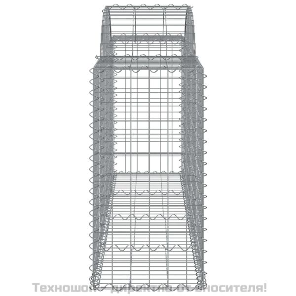 Габионни кошници арка 13 бр 200x50x80/100 см поцинковано желязо